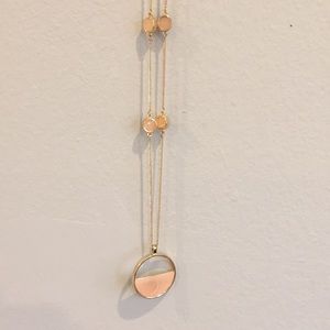 Francesca’s Pink/Gold Necklace